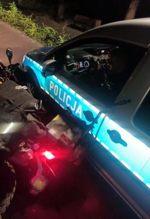 Nietrzeźwy obywatel Chile, bez uprawnień do kierowania i bez kasku na motocyklu