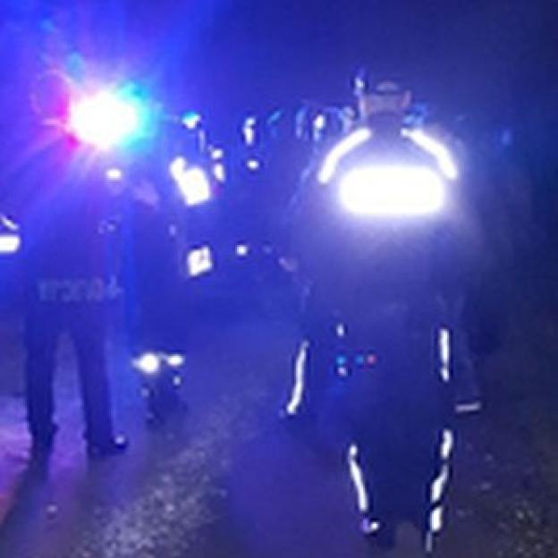 Policjanci nieśli pomoc podczas orkanu Fryderyka, który przeszedł przez Dolny Śląsk